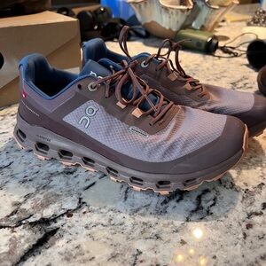 On Running Men's Shoes - Blue and Brown